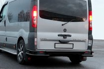 Renault Trafic 2001–2015 Heckschutz AK-Special Black (Edelstahl) Foto 7