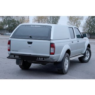 Heckschutz AK004 Schwarz (Edelstahl) Nissan NP300 1999-2015 Foto 3