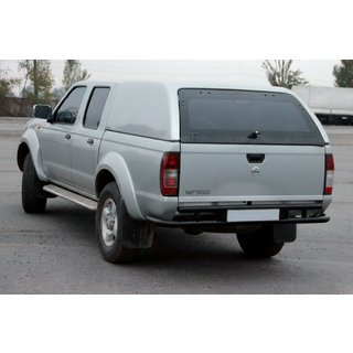 Heckschutz AK004 Schwarz (Edelstahl) Nissan NP300 1999-2015 Foto 1