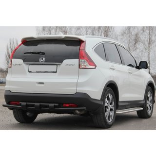 Hinterer Doppelrohrbügel AK002 Black (Edelstahl) Honda CRV 2012-2016 Foto 2