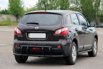 Nissan Qashqai 2010-2014 Heckbügel AK011 Schwarz (Edelstahl) Foto 2
