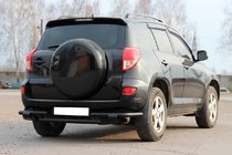 Toyota Rav 4 2006-2013 Hinterer Unterfahrschutz AK005-2 Schwarz (2 Stk., Edelstahl) Foto 1