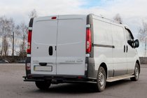 Renault Trafic 2001–2015 Heckschutz AK003-Plus-2 Schwarz (Edelstahl) Foto 1