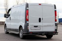 Renault Trafic 2001–2015 Heckschutz AK003-Plus-2 Schwarz (Edelstahl) Foto 3