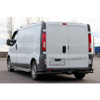 Heckschutz AK003-Plus-2 Schwarz (Edelstahl) Opel Vivaro 2001–2015 Foto 3