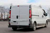 Nissan Primastar 2002-2014 Heckschutz AK003-Plus-2 Schwarz (Edelstahl) Foto 1