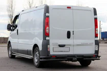Nissan Primastar 2002-2014 Heckschutz AK003-Plus-2 Schwarz (Edelstahl) Foto 3