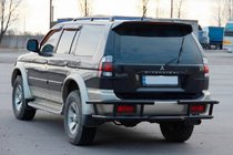 Mitsubishi Pajero Sport 1996-2007 Heckschutz AK-Special Black (Edelstahl) Foto 2