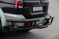 Mitsubishi Pajero Sport 1996-2007 Heckschutz AK-Special Black (Edelstahl) Foto 5