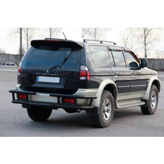 Heckschutz AK-Special Black (Edelstahl) Mitsubishi Pajero Sport 1996-2007 Foto 3