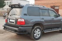 Lexus LX470 1998-2007 Heckschutz AK009-15 Schwarz (Edelstahl) Foto 2