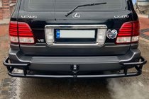 Lexus LX470 1998-2007 Heckschutz AK009-15 Schwarz (Edelstahl) Foto 3