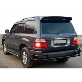 Heckschutz AK009-15 Schwarz (Edelstahl) Lexus LX470 1998-2007 Foto 1