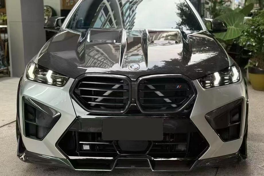 BMW X6 G06 2019–2027 Frontlippe SQ für F96 2023+, Carbon Image