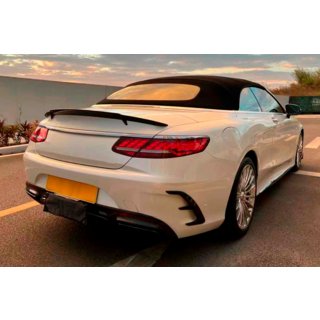 Spoiler V2 (Cabriolet, Carbon) Mercedes S-class C217 Coupe 2014-2020 Foto 2