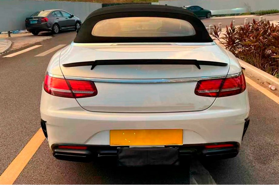 Mercedes S-class C217 Coupe 2014-2020 Spoiler V2 (Cabriolet, Carbon) Image