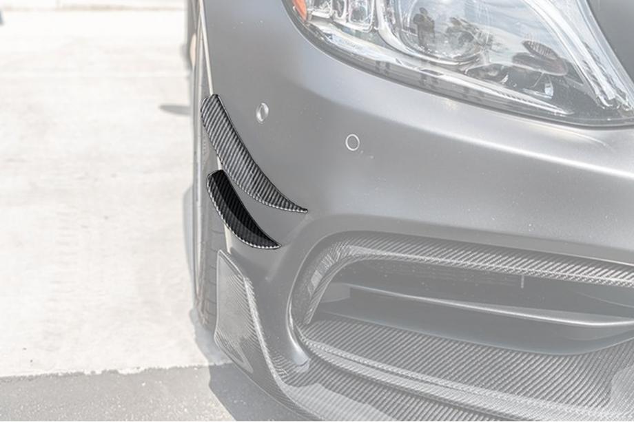 Einsätze für vordere Stoßstange (Carbon) Foto 2