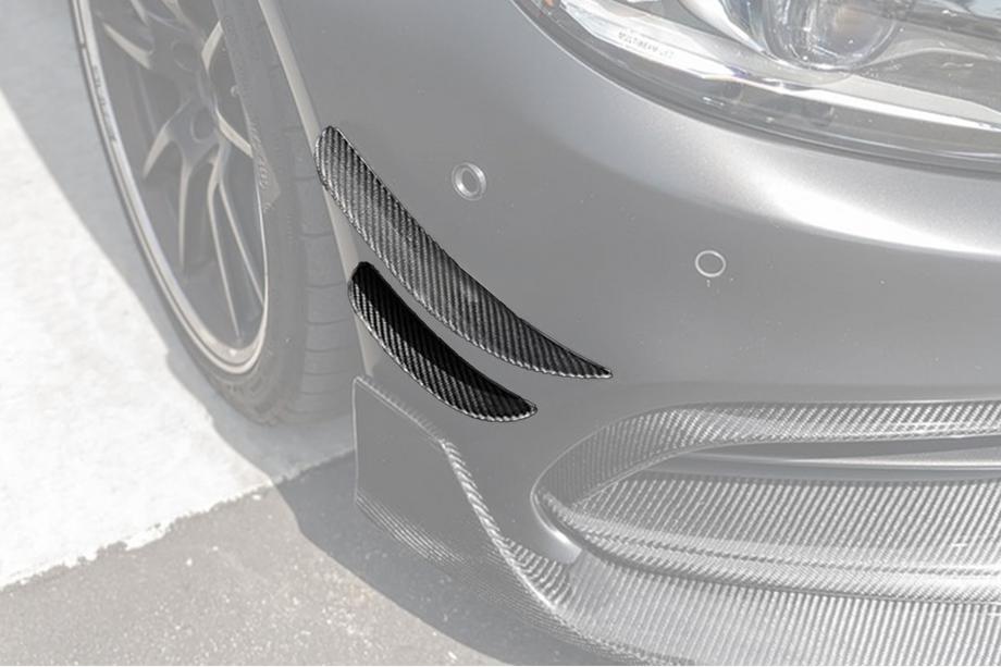 Einsätze für vordere Stoßstange (Carbon) Foto 1