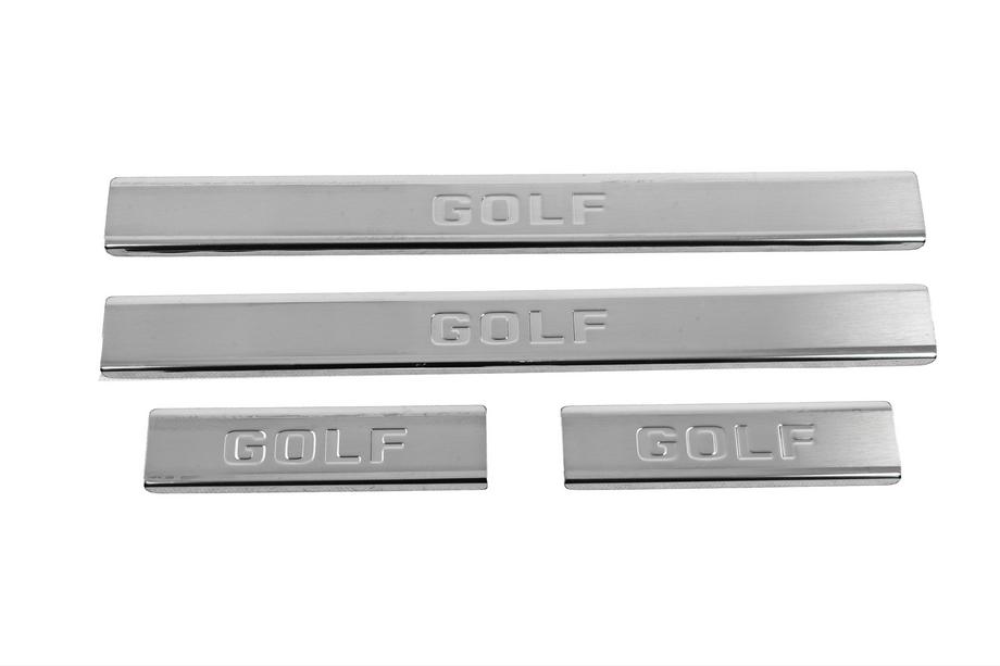 Volkswagen Golf 7/E-Golf 2012-2020 Edelstahl Einstiegsleisten Carmos (4 Stk.) Foto 1
