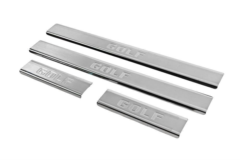 Volkswagen Golf 7/E-Golf 2012-2020 Edelstahl Einstiegsleisten Carmos (4 Stk.) Foto 2