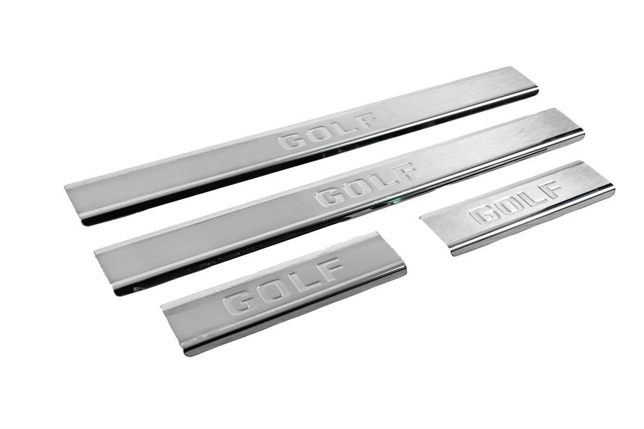 Volkswagen Golf 7/E-Golf 2012-2020 Edelstahl Einstiegsleisten Carmos (4 Stk.) Foto 3