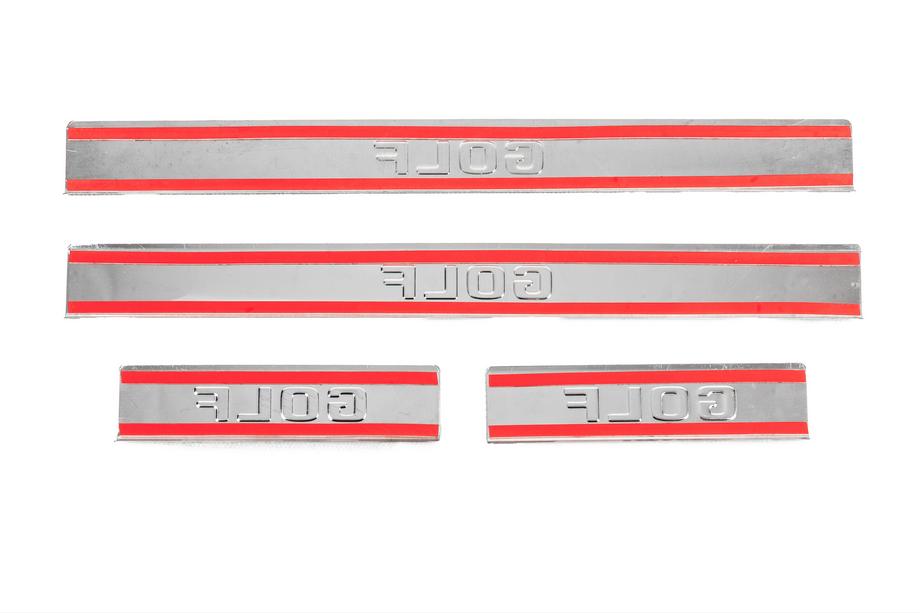 Volkswagen Golf 7/E-Golf 2012-2020 Edelstahl Einstiegsleisten Carmos (4 Stk.) Foto 4