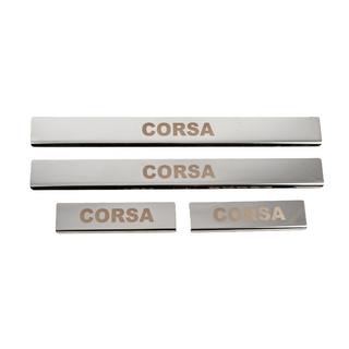 Einstiegsleisten Carmos (4 Stk, Edelstahl) Opel Corsa E 2015-2019 Foto 1