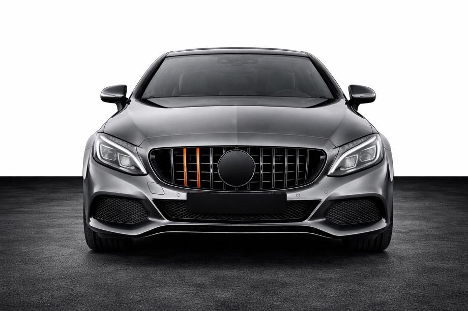 Mercedes C-class W205 2014-2021 Rocket Kühlergrill vorne (2018+, für Avantgarde/AMG-Line/C43 AMG) Image