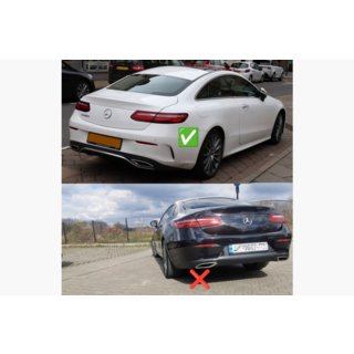Heckdiffusor Black mit Chrome Endrohren (Design AMG53) Foto 4