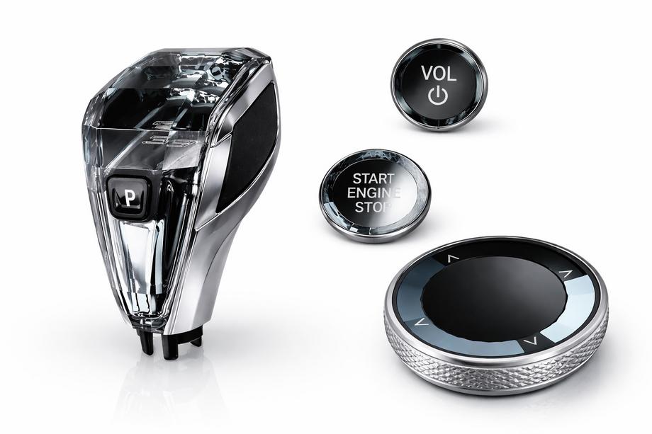 BMW X7 G07 2019- Set Kristallelemente Innenraum (Automatik-Wahlschalter + Tasten) Image