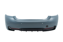 BMW 4 Series F32/F33/F36 2012-2020 Heckstoßstange mit Diffusor für einseitige Doppelabgasanlage M-Sport Foto 1