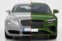 Bentley Continental GT 2003–2011 Facelift-Kit im 2025-Look Foto 1