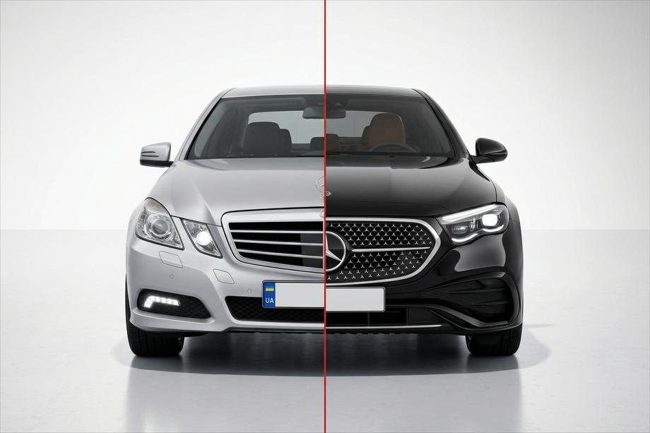 Mercedes E-class W212 2009-2016 Facelift-Kit für W214 AMG-Line Image