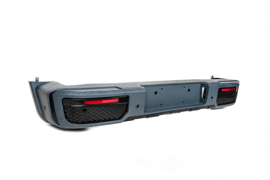 Mercedes G class W463 1990-2018 Heckstoßstange BRB 2018-Style (für Fahrzeuge mit installiertem Facelift-Umrüstkit) Image