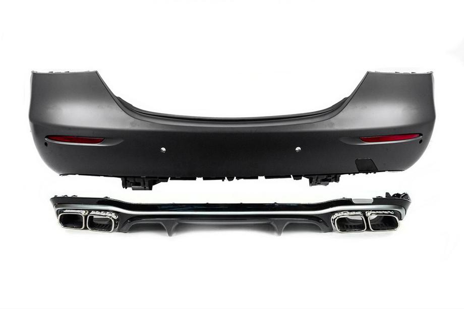 Mercedes E-class W213 2016-2023 AMG E63 Heckstoßstange komplett montiert (für 2020-2024) Foto 1