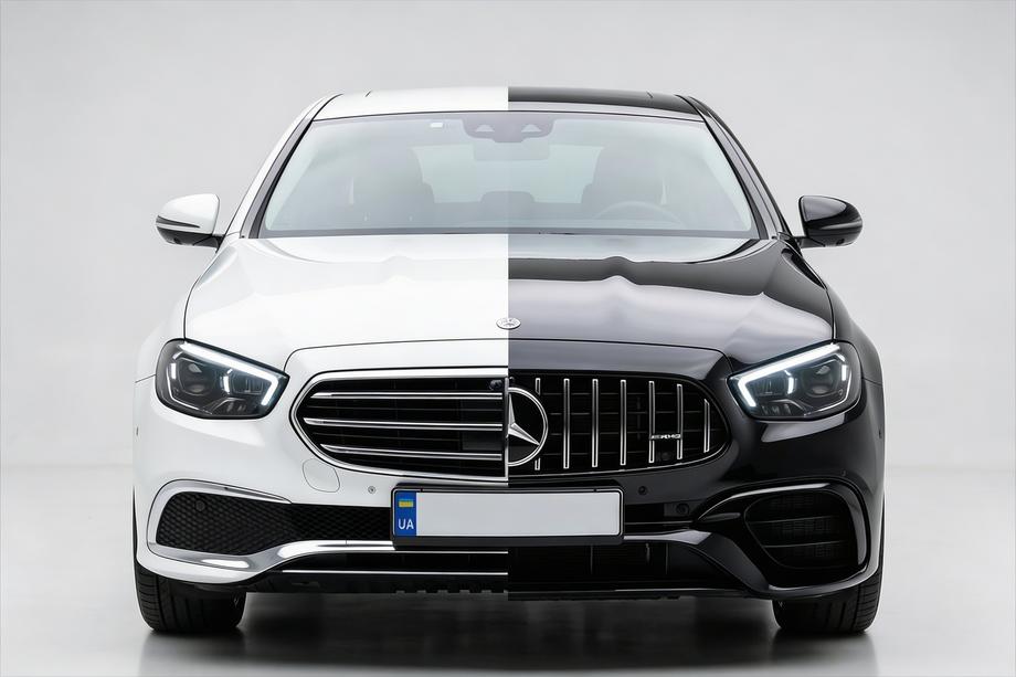 Mercedes E-class W213 2016-2023 AMG E63 Karosseriekit mit Heckstoßstange (für 2020-2024) Foto 1