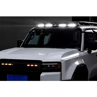 Frontscheiben-Sonnenblende mit LED (Schwarz) Foto 2