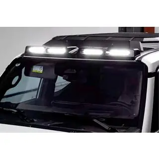 Frontscheiben-Sonnenblende mit LED (Schwarz) Foto 1