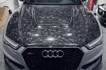 Audi A6 C7 2011-2017 Motorhaube (2014-2017, geschmiedetes Carbon) Foto 1