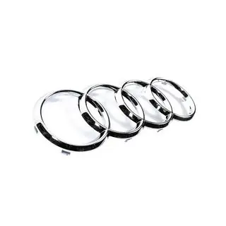 Vorderes Audi Emblem Chrome (285 x 100 mm) Foto 3
