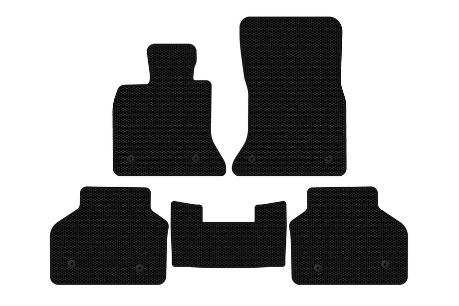 BMW 5 Series F07 2009–2017 Gummimatten Carsuit (schwarz) Image