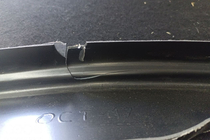 Skoda Octavia III A7 2013-2019 B-Ware Frontlip Spoilerlip DPT V-2 (2017-2019 RS, Schwarz Hochglanz) Foto 2