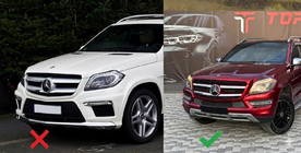 Mercedes GL/GLS class X166 2012-2019 GT Panamericana Kühlergrill vorne (für GL Low) Foto 2
