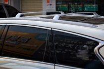Infiniti QX60 2016-2021 Dachträger-Querträger für integrierte Dachreling OEM (2 Stk.) Grau Foto 1