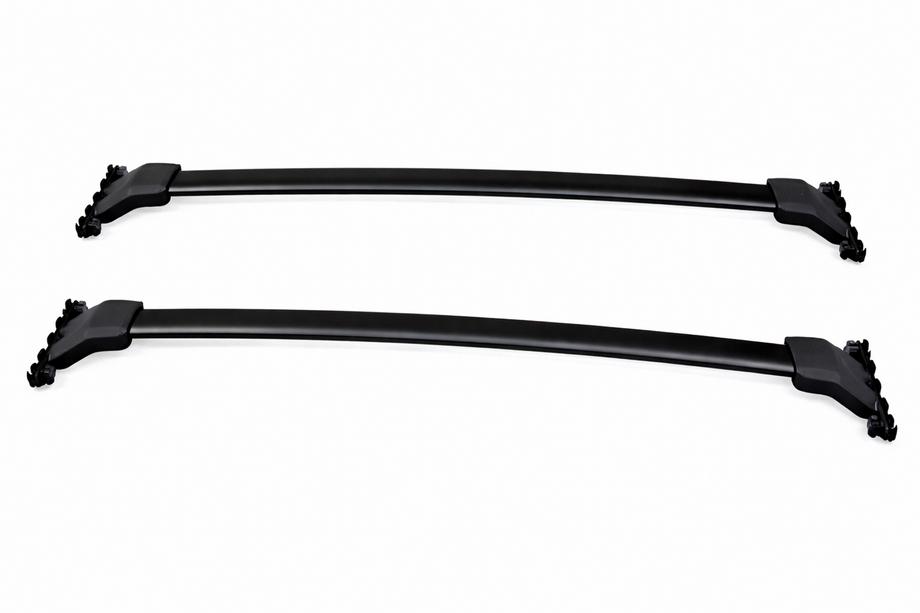 Honda Pilot 2008-2015 Dachträger-Querträger für integrierte Dachreling OEM (2 Stk.) Schwarz Foto 3