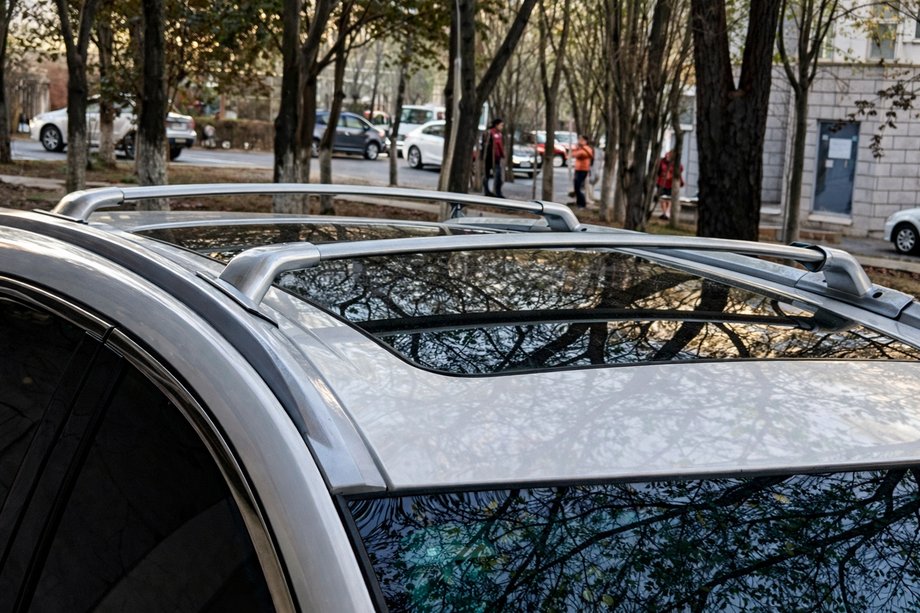 Nissan Murano 2014- Dachträger-Querträger für OEM Dachreling (2014-2018, 2 Stk.) Image