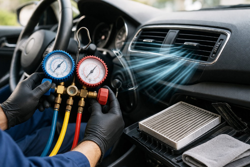 Klimaanlage im Auto: Wann sind Nachfüllen und Reinigung fällig?