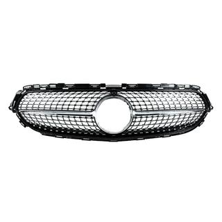 Frontgrill Diamond Silver (für Base, 2020-2023) Mercedes E-сlass W213 2016-2023 Foto 1