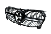 Mercedes GLE coupe C167 2019- Frontgrill Diamond Black (für Base 2019-2023) Foto 2