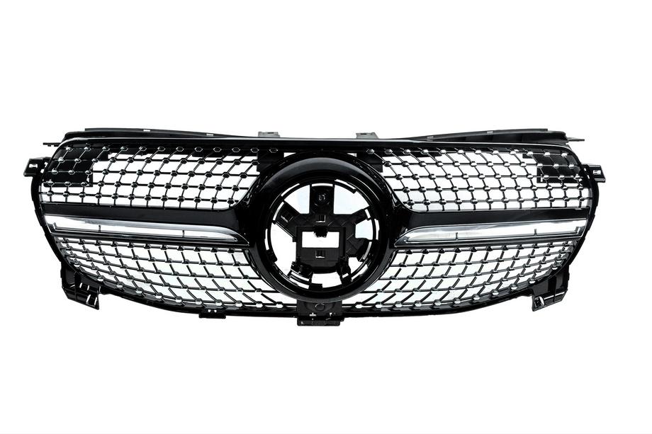 Mercedes GLE W167 2018- Frontgrill Diamond Black (für Base 2018-2023) Foto 1